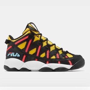 Fila  spaghetti size 16 Black yellow and pink